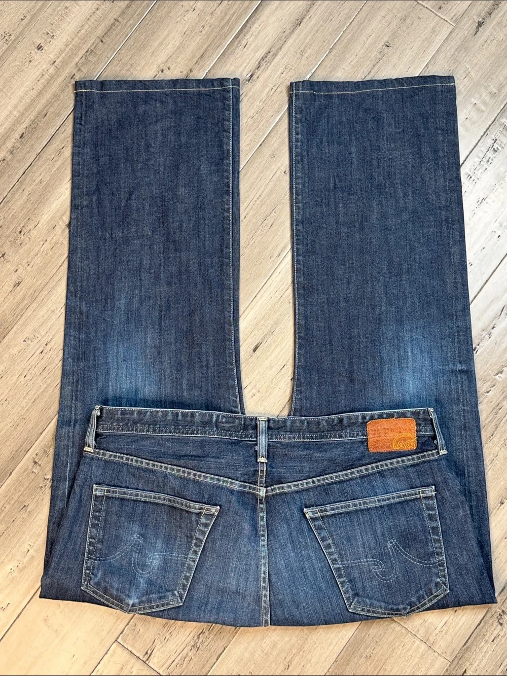 AG ADRIANO GOLDSCHMIED THE PROTEGE STRAIGHT LEG JEANS MENS PREMIUM SIZE 38